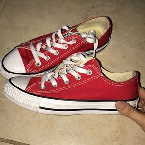 Red converse